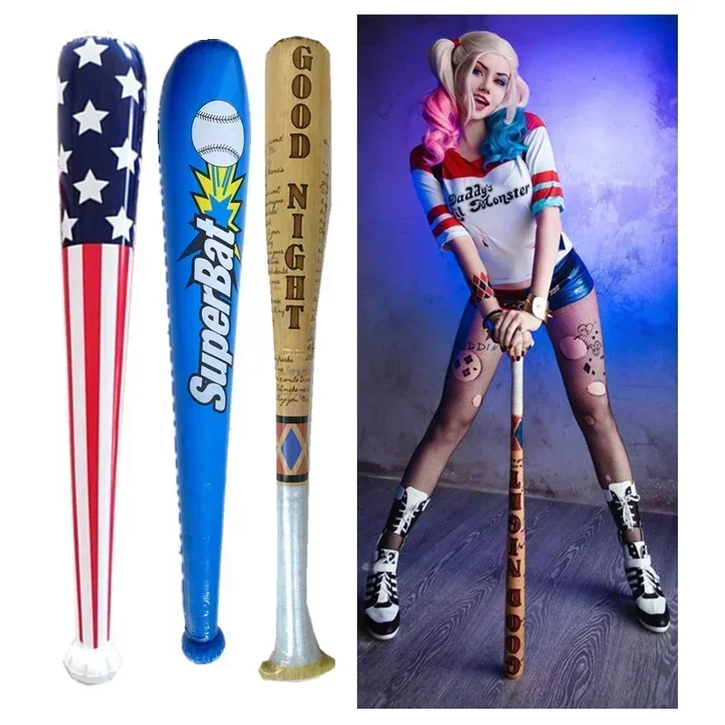 Cosplay Bat Prop - Beauté fille Baseball en bois massif