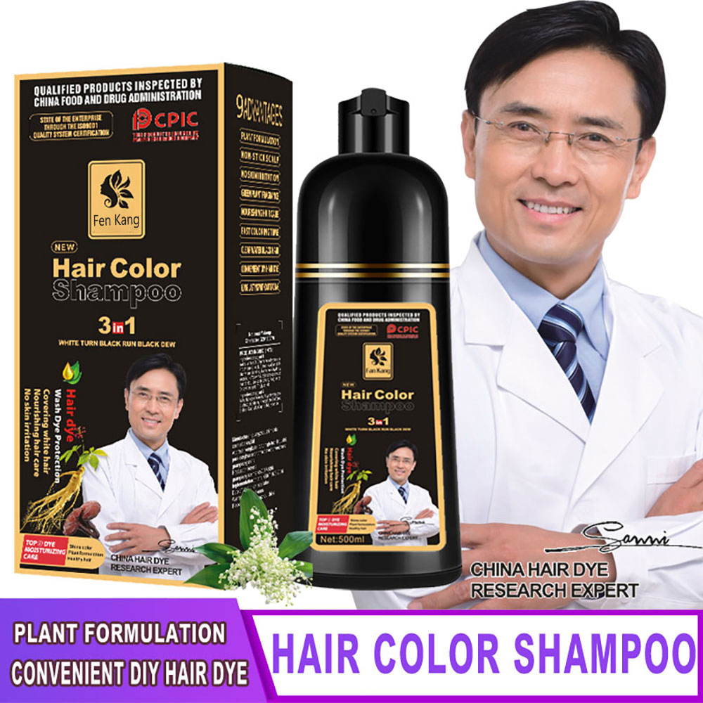 Hair Spray Color - Shampoing de coloration instantanée 3 en