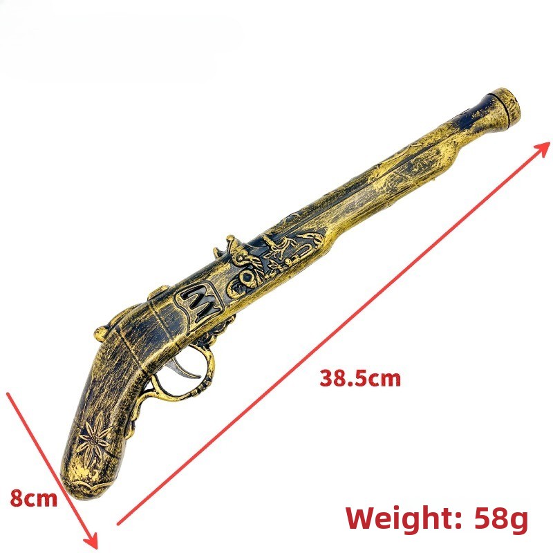 Pistolet Pirate en plastique 4 - Cosplay Prop Pistol avis et prix